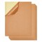48 Pack Kraft Paper Sticker Paper, Full Sheet Printable Brown Labels (8.5x11 In)